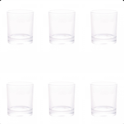 Conjunto de 6 Copos de Cristal 350ml - Wolff