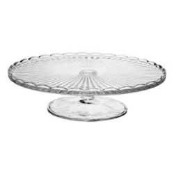 Prato Para Bolo Com Pe De Vidro Bangkok 20x7,5 20602 Wolf