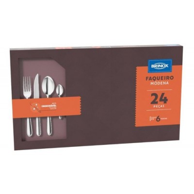 F - FAQUEIRO 24PC MODERNA 5119/102 BRINOX