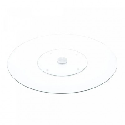 Centro de Mesa Giratório de Vidro Temperado, 30cm 2517 WOLFF
