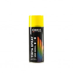 TINTA SPRAY 400ML AMARELO CIBRA