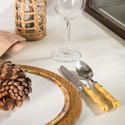 F - FAQUEIRO 24PC INOX C/CABO ABS BAM 35354 WOLFF