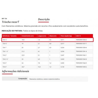 TRINCHA 726 1/2 CONDOR