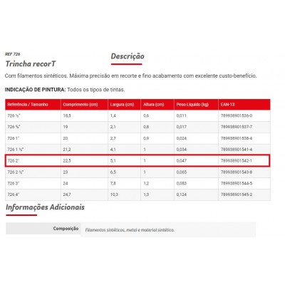 TRINCHA 726 2 CONDOR