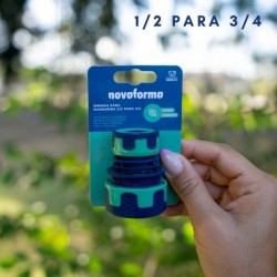 F - EMENDA PARA MANGUEIRA 1/2 P/ 3/4 NOVAFORMA