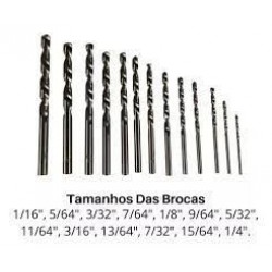 F - BROCA DE ACO RAPIDO 13/64 HAMMER