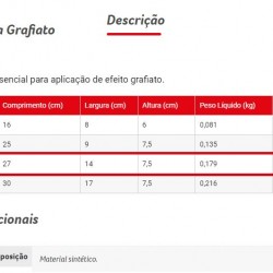 DESEMPENADEIRA GRAFIATO 14X27 856 CONDOR