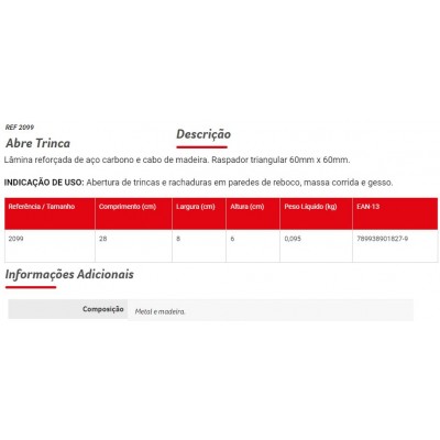 Abre Trinca 2099 60X60 Condor
