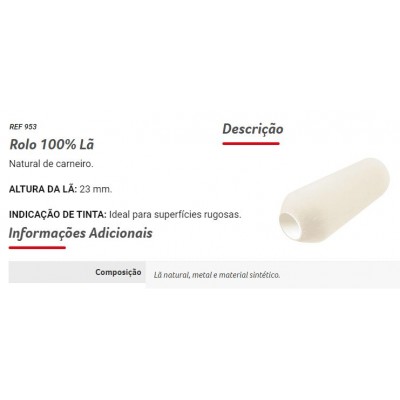 ROLO DE LA 23CM S/S 953 CONDOR