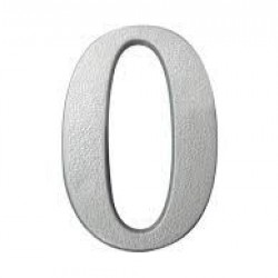 NUMERO RESIDENCIAL 0 ALUMINIO GLOBAL PLASTIC