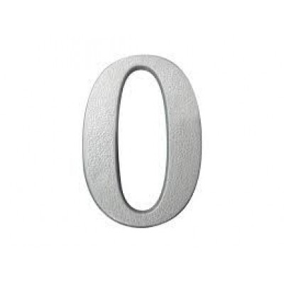 NUMERO RESIDENCIAL 0 ALUMINIO GLOBAL PLASTIC