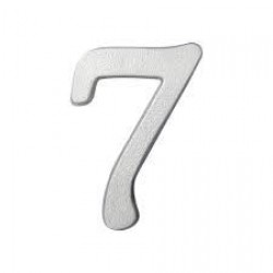 NUMERO RESIDENCIAL 7 ALUMINIO GLOBAL PLASTIC