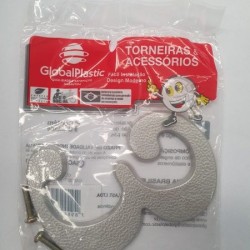 NUMERO RESIDENCIAL 3 ALUMINIO GLOBAL PLASTIC