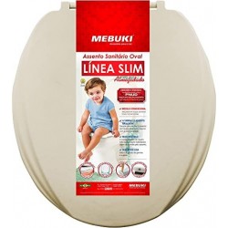 F - ASSENTO SANIT ALMOF OVAL SLIM AREIA MEBUKI