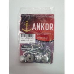 Botao Frances Metal Cr C/4 - 1373 Ankor