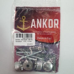 Botao Frances Metal Cr C/4 - 1373 Ankor