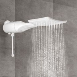 Chuveiro Lorenzetti Branco Loren Shower Ultra Eletrônica 220v 7500w