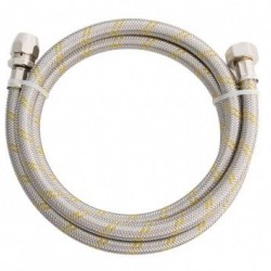 LIGACAO FLEX P/ GAS INOX 1/2X3/8 120CM BLUKIT