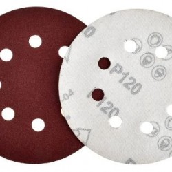 DISCO DE LIXA C/ VELCRO GRAO 120 - 125MM FERTAK