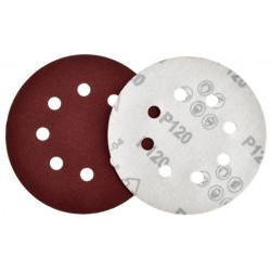 DISCO DE LIXA C/ VELCRO GRAO 120 - 125MM FERTAK