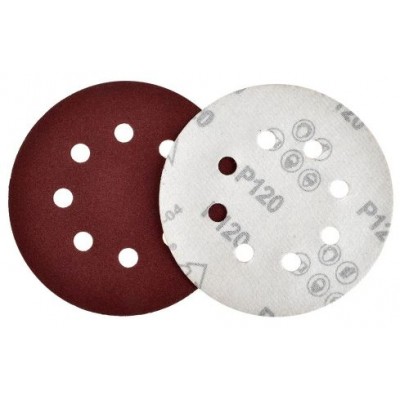 DISCO DE LIXA C/ VELCRO GRAO 120 - 125MM FERTAK