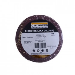 DISCO DE LIXA C/ VELCRO GRAO 060 - 125MM STARFER