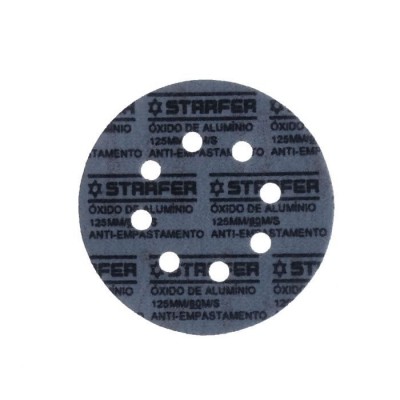 DISCO DE LIXA C/ VELCRO GRAO 060 - 125MM STARFER