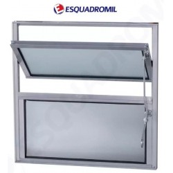 F - BASCULA ALUM 40X60 2V 1S ESQUADROMIL