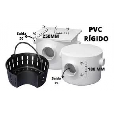 Caixa Gordura 25X25 Ent 50Mm C/ Cesto Global