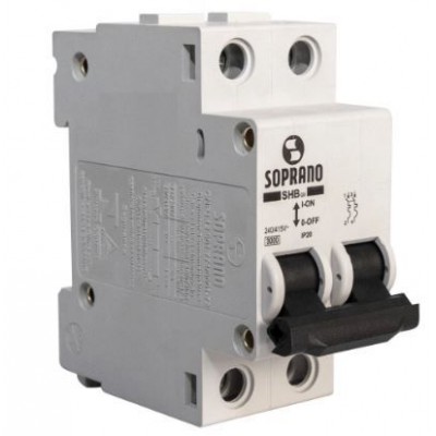 DISJUNTOR BIPOLAR 10A SOPRANO