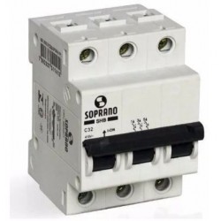 DISJUNTOR TRIPOLAR 25A SOPRANO