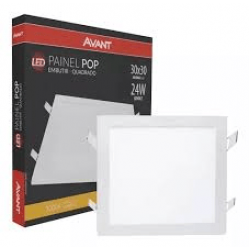 PAINEL LED 24W EMB QUAD 3000K BR MAXXY