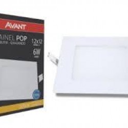 PAINEL LED 12W SOB QUAD 4000K BR MAXXY