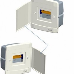QUADRO DIST EMB 3/4 DISJ NEMA/DIN ILUMI