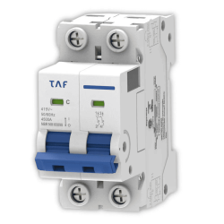 DISJUNTOR BIPOLAR 16A 4.5KA DIN TAF