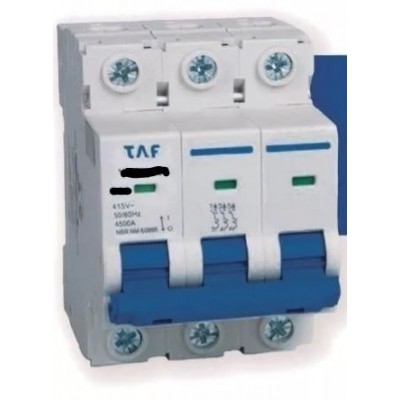 DISJUNTOR TRIPOLAR 16A 4.5KA DIN TAF