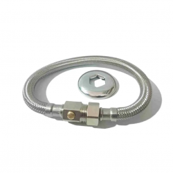 ENGATE FLEX INOX C/ REGISTRO ESF 040CM JAPI