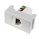 MODULO PONTO DE REDE RJ46 CAT6 SLIM ILUMI