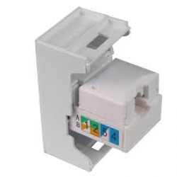 MODULO PONTO DE REDE RJ46 CAT6 SLIM ILUMI