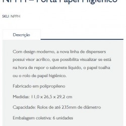 PORTA PAPEL HIGIENICO JAPI