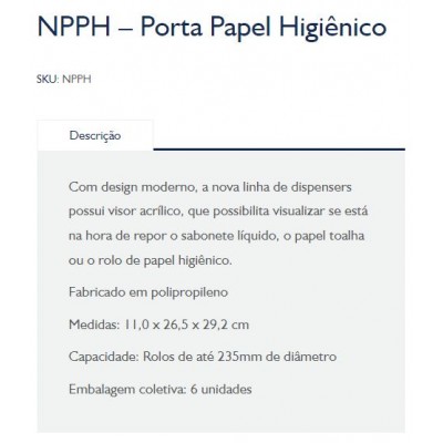 PORTA PAPEL HIGIENICO JAPI