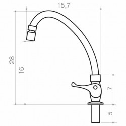 TORN COZ MESA GIRAT ALAVANCA ABS CR 1647 CIVITT
