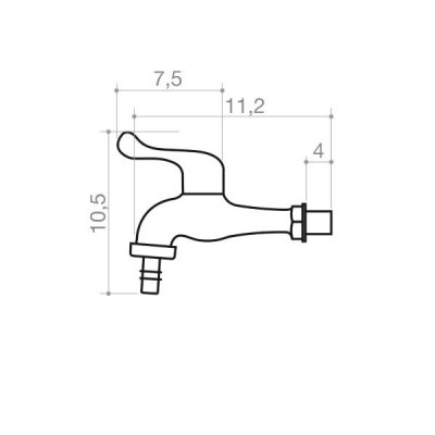 TORN TANQUE ALAVANCA ABS BR 2781 CIVITT