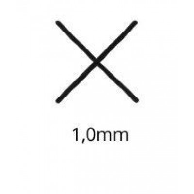 ESPACADOR PISO CRUZ 1,0MM C/100 GRAP