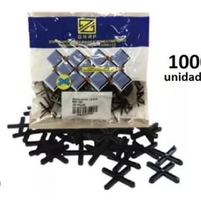 ESPACADOR PISO CRUZ 1,0MM C/100 GRAP