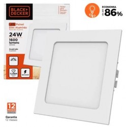 PAINEL LED 24W EMB QUAD 4000K BR SLIM B&D