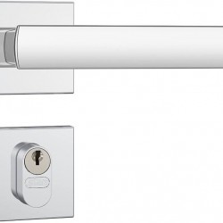 FECHADURA 803/35 ROSETA QUAD INOX STAM