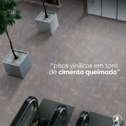 Piso Vinilico Eco Hard, Placa 0,30x609,6x609,6 Cor Porto, Marca Ecomex. Caixa 3,7161m².