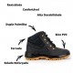 Bota Botina  Amarrar Trabalho Segurança Epi N38 Crival Grupon Infinity Bico Pvc