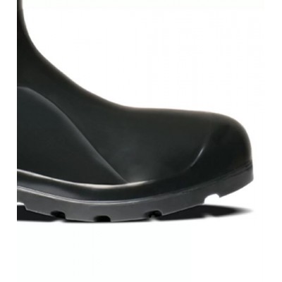 Bota Botina De Segurança N40 Pvc Cano Médio Antiderrapante Galocha